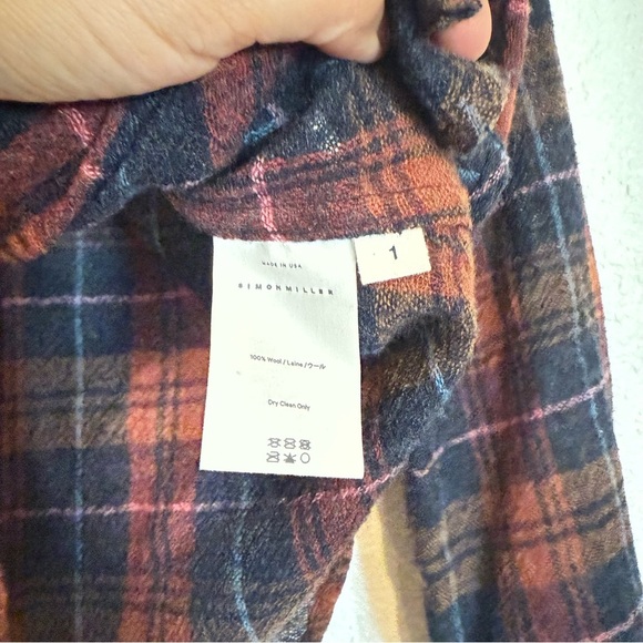 SIMON MILLER button down flannel Wool - Picture 3 of 7